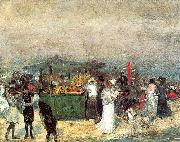 Glackens, William James Fruit Stand, Coney Island France oil painting reproduction